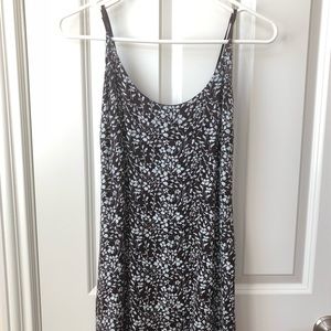 Kimchi Blue Light Blue and Brown Mini Dress